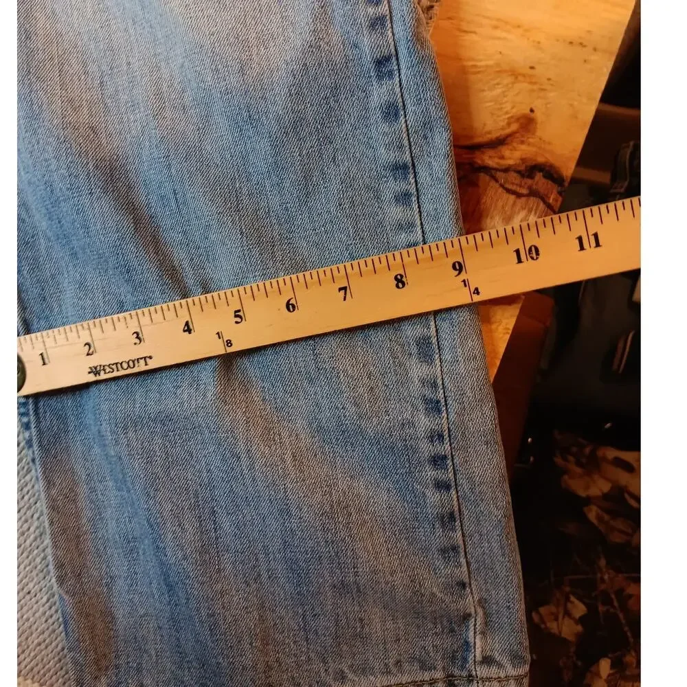 Wrangler Jeans Co. Vintage‎ Jeans 36X32 Blue Fade Relaxed Straight Barbed Wire